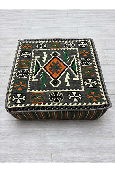 BAKIRÖZÜ HOME Anadolu Gri Modeli Çökmeyen Süngerli Şark Köşesi Orta Sehpa (60...