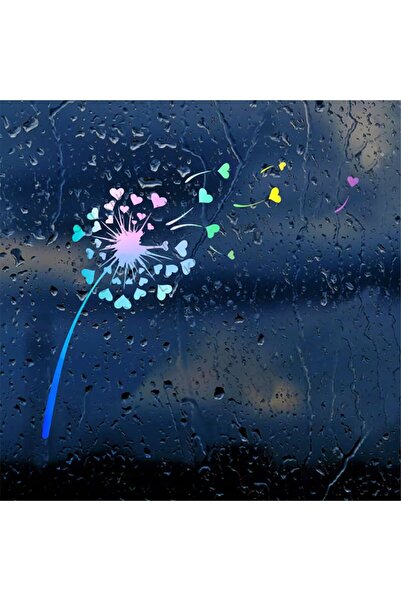 ÖZGÜL REKLAM Karahindiba çiçek desenli sticker Araba sticker / Motor Sticker ...