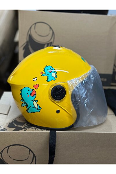 Palas Motor ÇOCUK KASKI / 7-12 YAŞ ÇOCUKLAR İÇİN MOTOSİKLET / SCOOTER / ELEKT...