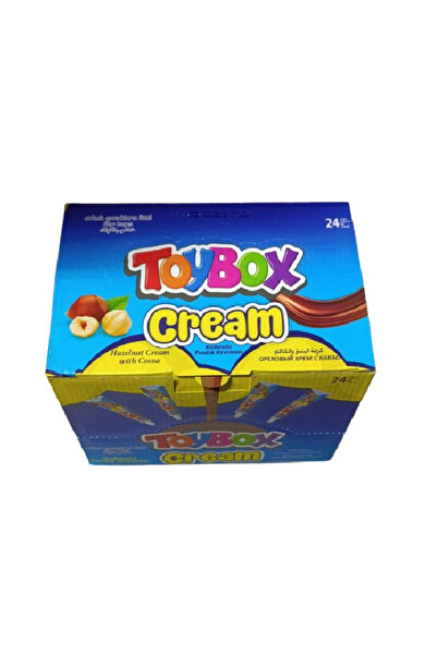 Toybox Cream Tüp Çikolata Erkek (Kakaolu Fındık Kreması) 30 Gr * 24 Adet