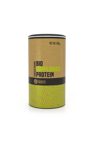 GymBeam Protein BIO Sunflower Protein - VanaVita, 500 g, chocolate caramel