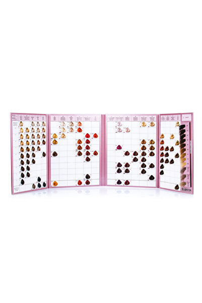 Subrina Professional , Subrina Professional, Diagramă de culori pentru păr