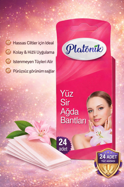 Platonik Yüz Sir Ağda Bandı Pudralı 1 Adet