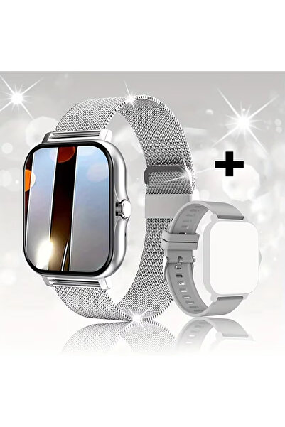 Choice Silvery ML Silvery LAXASFIT 2025 New Smart Watch for Men Women Gift Fu...