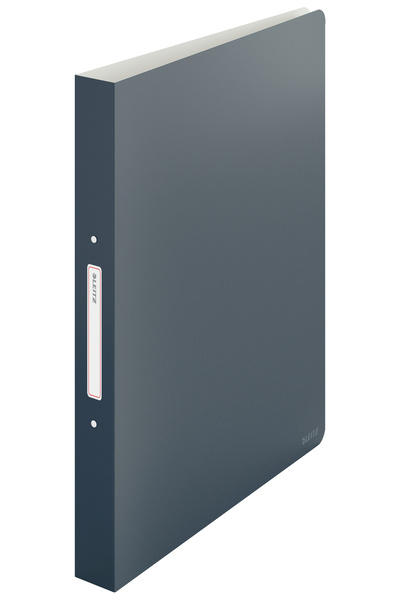 Leitz Mechanical Ring Binder A4 2 Rings 25mm/32mm Flexible Cover Anthracite G...