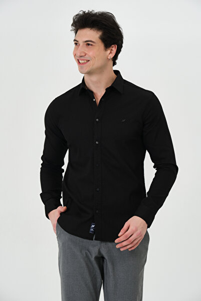 PIQUE ΑΝΔΡΙΚΟ ΠΟΥΚΑΜΙΣΟ Ανδρικό πουκάμισο Lycra με κουμπωτό κλείσιμο