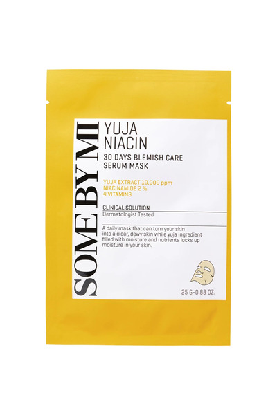 Some By Mi Yuja Niacin 30 Days Blemish Care Serum Mask Masca de fata 25 gr