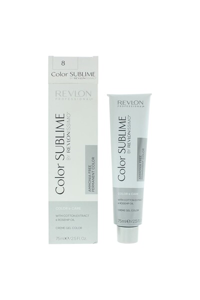Revlon Revlon, Color Sublime, Vopsea de păr permanentă, 8 Blond deschis, 75 ml