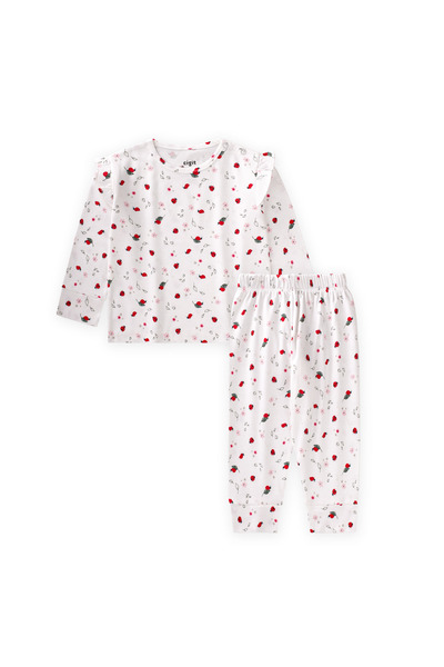 Cigit Σετ πιτζάμες με σχέδιο πασχαλίτσας για 1-5 ετών