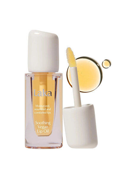 Laka Soothing Vegan Lip Oil Ulei de buze Nourishing Yellow 4.5 ml