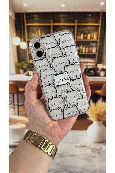 Vip Case حافظة شفافة متوافقة مع هاتف آيفون 11 من مانيكات، مزودة بنمط شفاف ومض...