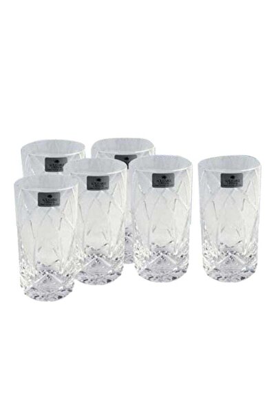 Solitaire Crystal 6-Piece Tumbler Set Clear