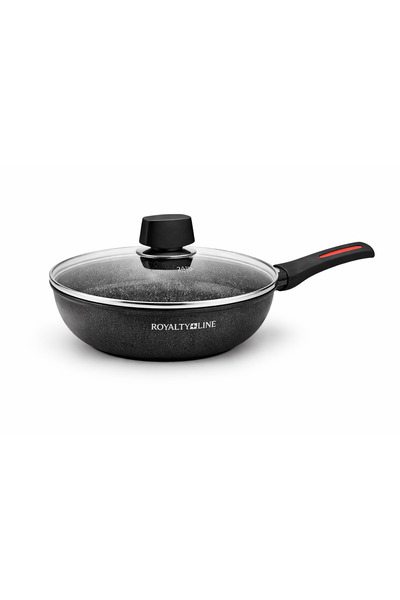 Royalty Line Deep frying pan 24 cm with glass lid