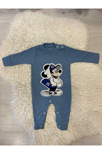 Linoş Kids Erkek Bebek Mevsimlik Uzun Kollu Bebe Yakalı %100 Pamuk Çıtçıtlı E...