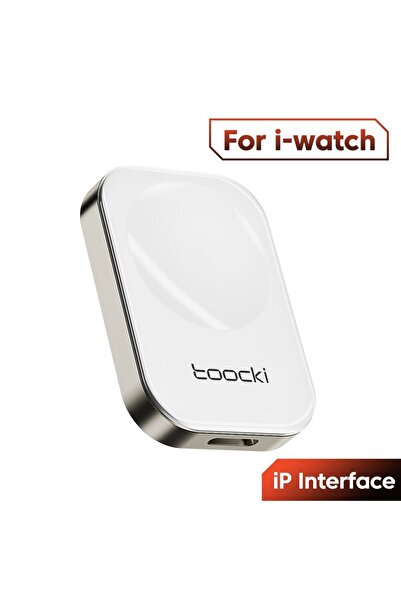 Toocki شاحن ساعة محمول لاسلكي لساعة Apple Watch 7 SE، شاحن USB مغناطيسي لسلسل...