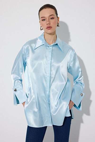 Touché Privé Sateen shirt with wide cuffs