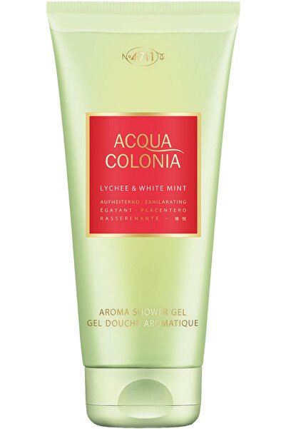 4711 Acqua Colonia, Lici și Mentă Albă, Gel de duș hidratant, Corp, Toate tip...