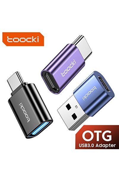 Toocki 3in 1 xiaoyi OTG USB 3.0 To Type C Adapter Micro To Type C Male To USB...