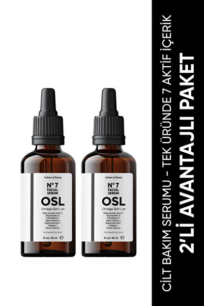 OSL Omega Skin Lab OSL NO 7 Serum 2'li Set 30ml