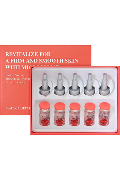 Madeca Derma Fiolă elastică pentru fermitate Microbiom Ser de față 7 ml x 5 buc