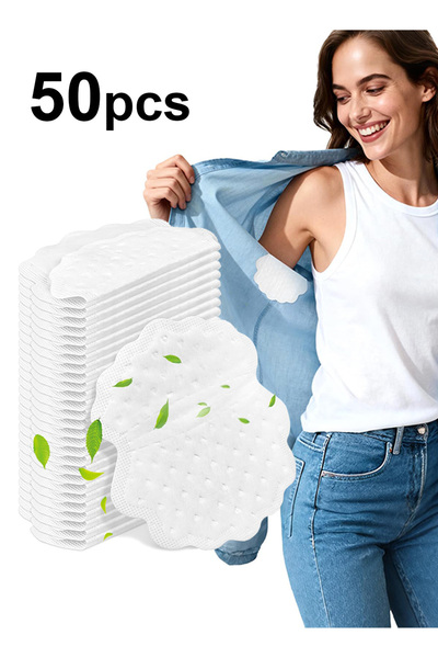 Selirxy ٥٠ قطعة من ضمادات امتصاص العرق تحت الإبط برائحة النعناع - مضادة للروا...