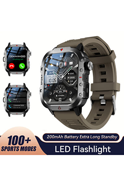 Choice Gray KESHUYOU Outdoor Sports Smart Watch 2.01 inch HD Screen LED Flash...