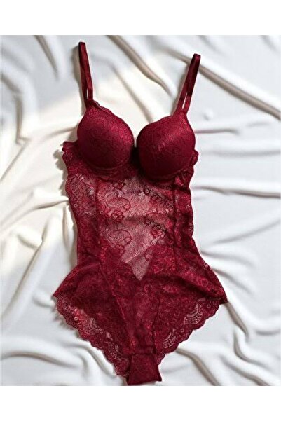 Butik Şık Dantel detay badysuit