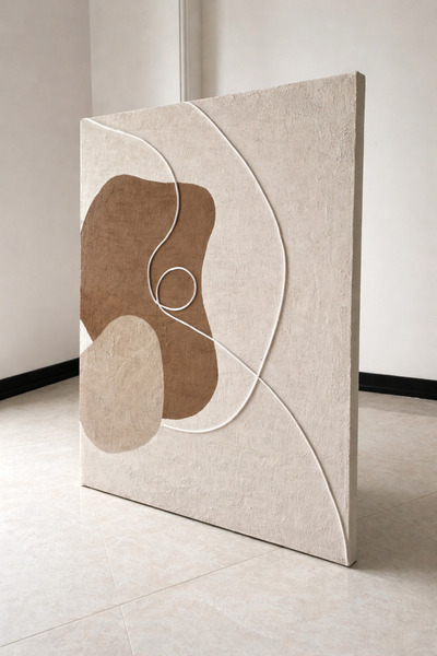 diğer01 11 3 Boyutlu Tablo Alçı Tablo Minimalist Tablo Dokulu Tablo El Yapımı...