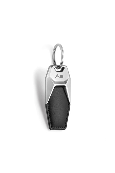 Audi Sport A8 Metal-Leather Keychain