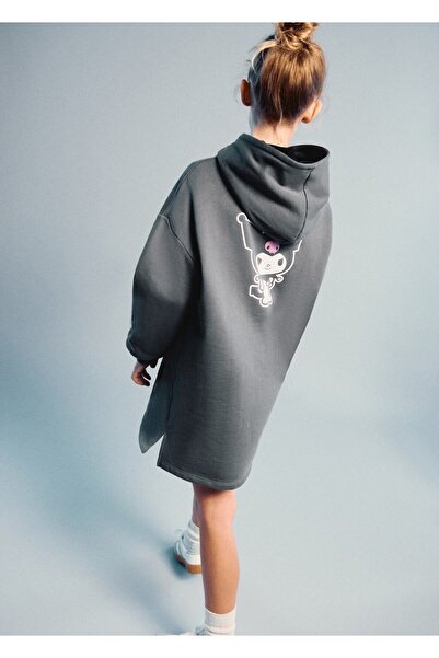 MANGO Kids Kuromi sweatshirt elbise