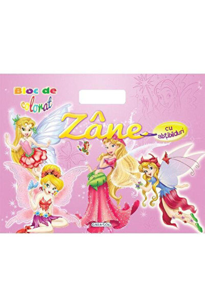 GIRASOL Sticker drawing pad - Fairies