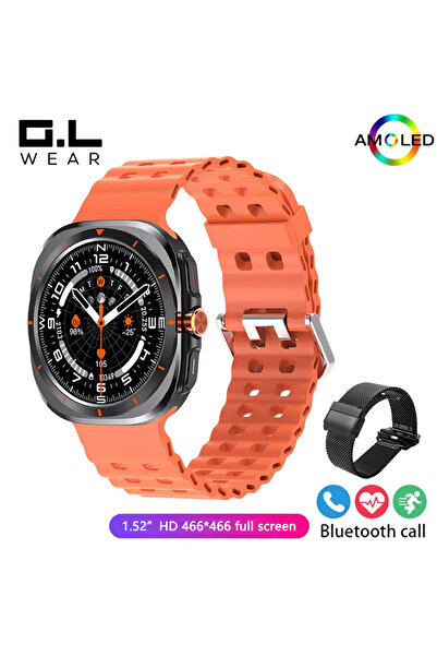 Choice Black ML-orange 2026 New Men's Smart Watch Heart Rate Monitoring Bluet...
