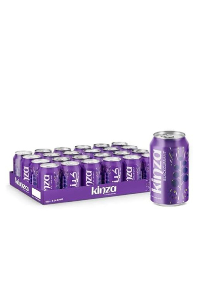 Kinza علبة مشروب التوت البري، 360 مل × 24