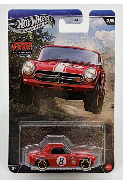 HOT WHEELS Silver Series Rally Racers Honda S800 Racing Course Diecast Araba