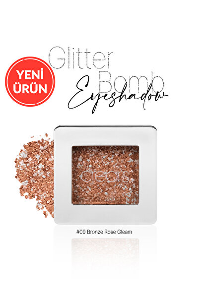 Cre'ars Mücevher Parlaklığında Yoğun Pigmentli Tekli Far Glitter Bomb Eyeshad...