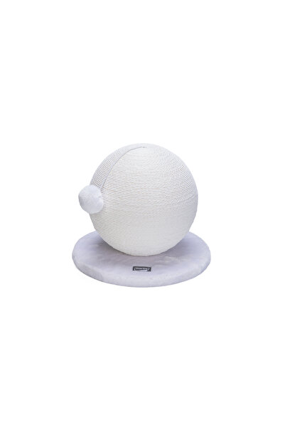 Generic Brand Cat Scratching Ball Bolly White 30.5cm
