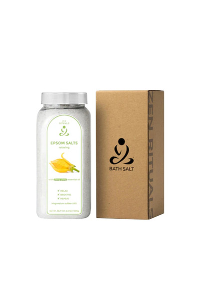 Zen Rituals Άλατα μπάνιου Epsom (ΘΕΙΙΚΟ ΜΑΓΝΗΣΙΟ) με αιθέριο έλαιο Ylang Ylan...