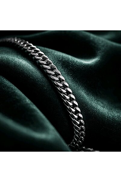 stainless steell Steel Silver Thin Chain Women's Bracelet 16+5 cm Extension