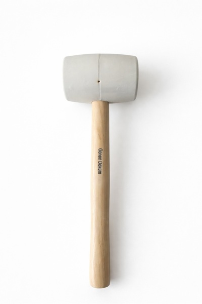 Gönen Döküm Ahşap Saplı Mermer Fayans Karo Seramik Tokmak Plastik 500 Gram Ah...