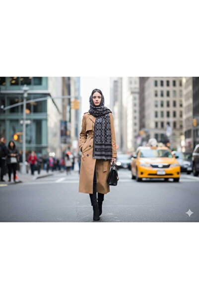 w white stars sports & wear Double Sided C Pattern Shawl