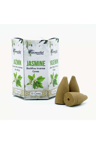 Ancient wisdom Pachet de 10 bucati de Tamaie Masala Fum Curgator - Iasomie