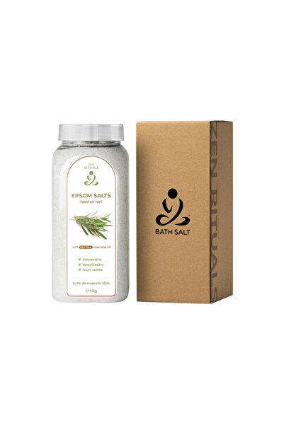 Zen Rituals Saruri de Baie Epsom (sulfat de magneziu) cu ulei esential de Arb...