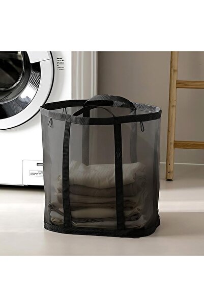 Arabest حقيبة شبكية بمقابض، سلة غسيل قابلة للطي، حقائب سفر موفرة للمساحة (1، ...