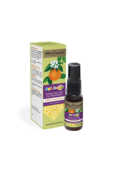 Albina Carpatina Spray de gat cu Propolis Apijunior 20ml(gat rosu,inflamat) p...