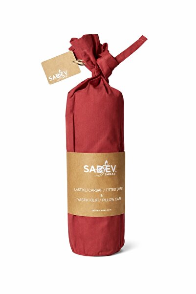 Sarev 100% Cotton Single 100*200 cm Fitted Sheet Set with 1 Pillowcase