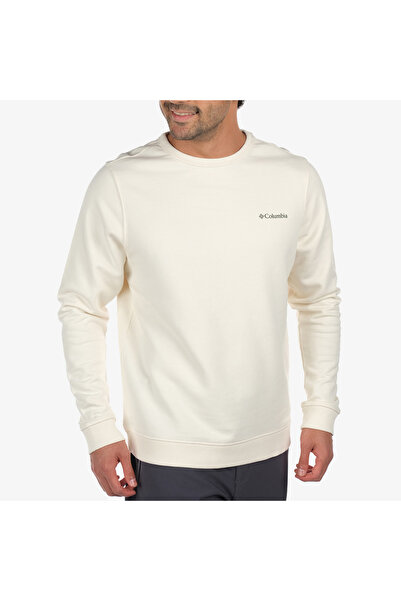 Columbia CSC Basic Crew Erkek Krem Günlük Sweatshirt