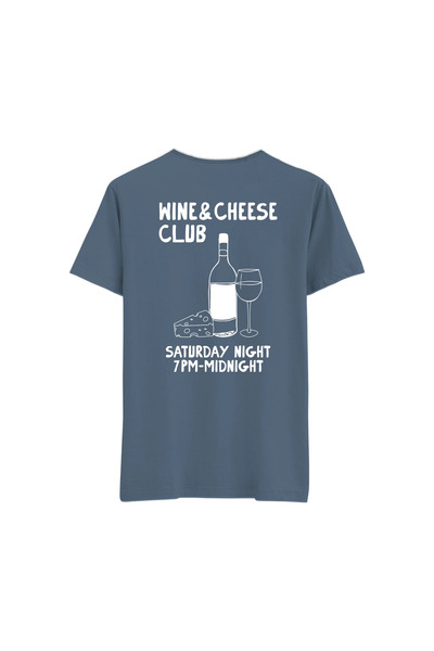 CANDLEMASTORE Wine Cheese Club - Regular T-Shirt
