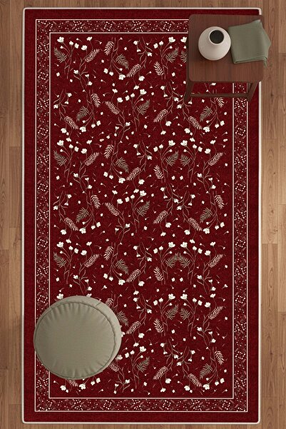 West Home Makinede Yıkanabilir Kaymaz Taban Leke Tutmaz Salon Halısı Mutfak H...