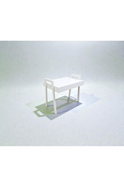 Poyraz Furniture Accessory Çok Kullanışlı Sehpa Beyaz, Ahşap Ağaç
