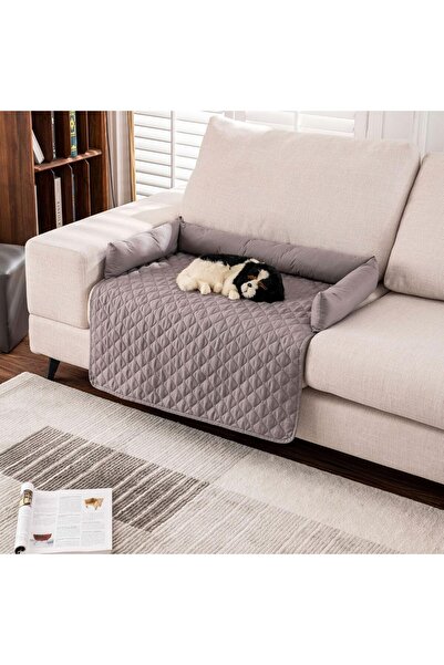 Arabest سجادة سرير للكلاب/القطط مقاس 75 × 120 سم لحماية الأثاث، غطاء أريكة قا...